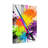 Abstract Colorful Sword With Paint Splatter Background