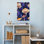 Enchanted Forest Fungi Elegant Vibrant Whimsical Forest Nature, art mural