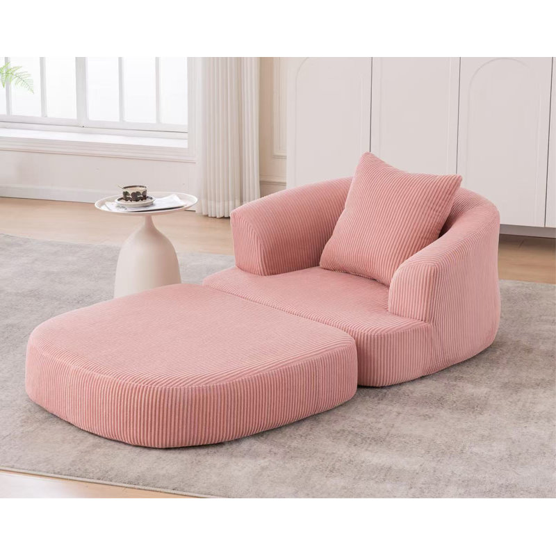 Fauteuil inclinable pliable, Rose