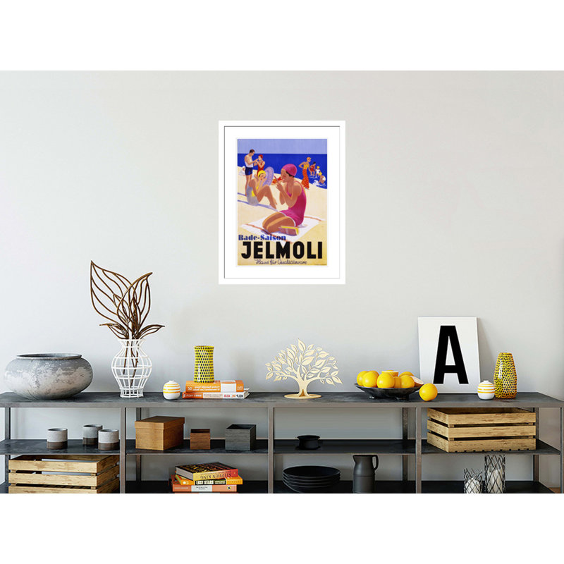 Affiche Bade-Saison Jelmoli par Inconnu, impression numérique sur toile, 29.5" H x 22.79" W