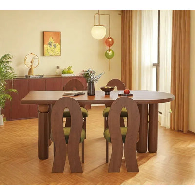 French - style Solid Wood Dining Table Sets.