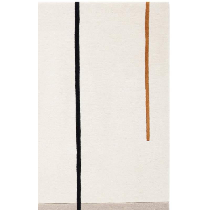 Delahni Hand Tufted New Zealand Wool Rug, Square 5'