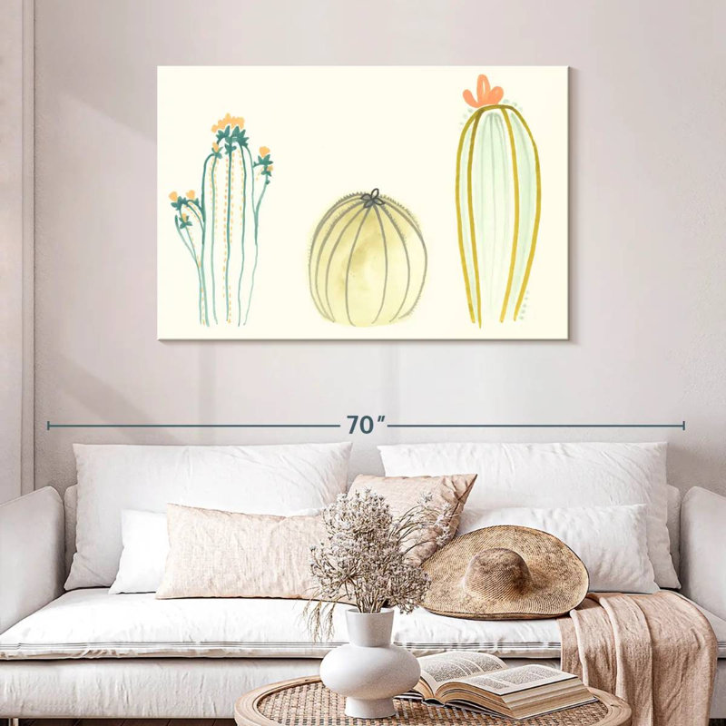 Harnek Funky Succulents IV, H 30 po x l 45 po