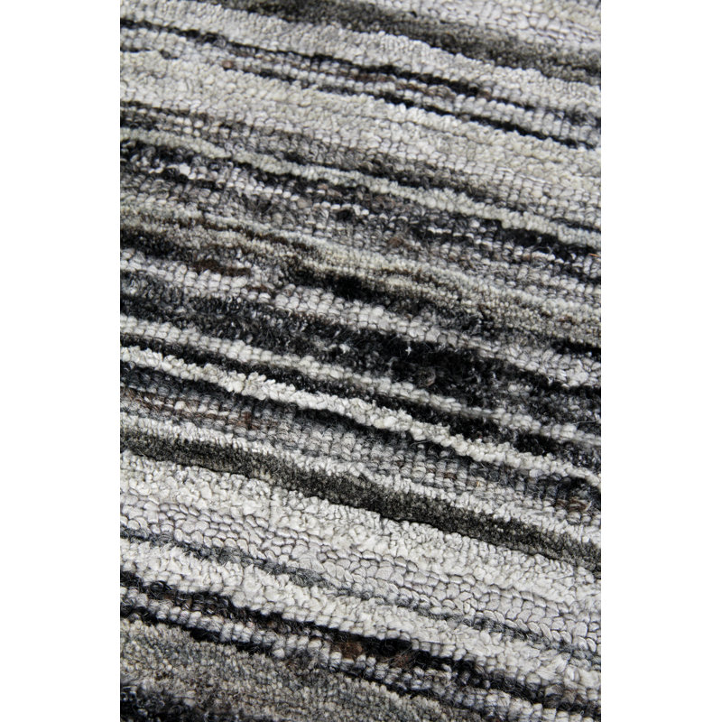 Organica Wool Striped Area Rug, Rectangle 6' x 9'