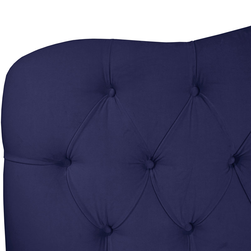 Rodan Upholstered Bed, Queen, White Velvet