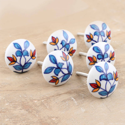 Cerie Hand Painted 1.8" Diameter Round Knob
