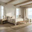 Patras Solid Wood Four Poster Bed-101884162