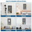 Double tablette 13 "X 25" en acier inoxydable pour niche de douche-1044908167