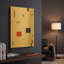 « Mid Century Modern 4 » de Gary Williams, tableau mural en métal doré, 30,5 x 40,5 cm-860439597