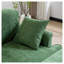 Canapé modulaire 103,15 po avec jupe à volants amovible en chenille verte
