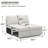 Rafael Armless Double Seat Module Pullout Sofa Bed Module For Modular Sectional Sofa-416916154