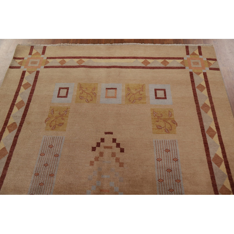 Tapis oriental fait à la main Gabbeh 5 x 9