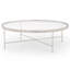 Vienna Large Round Coffee Table - Glass Top-902839563