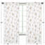Paire de rideaux semi-transparents avec passe-tringle Deer