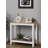 Cedarfield Brown & White Wooden Entry Table | Modern Farmhouse |