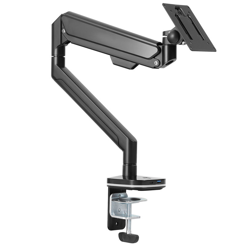 VEVOR Single Screen Desktop Mount, 22.4" H x 20.86" W x 4" D