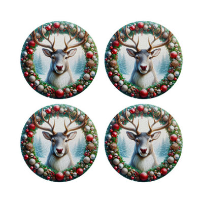 Vegan Leather Round Placemats