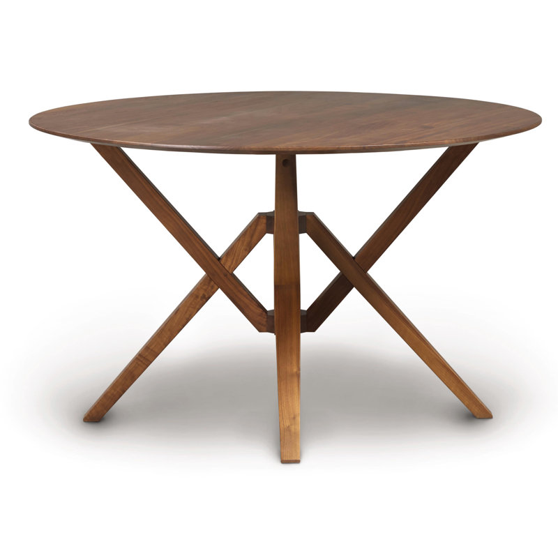 Table de bout fixe Exeter, Noyer naturel, L 48 po x l 48 po