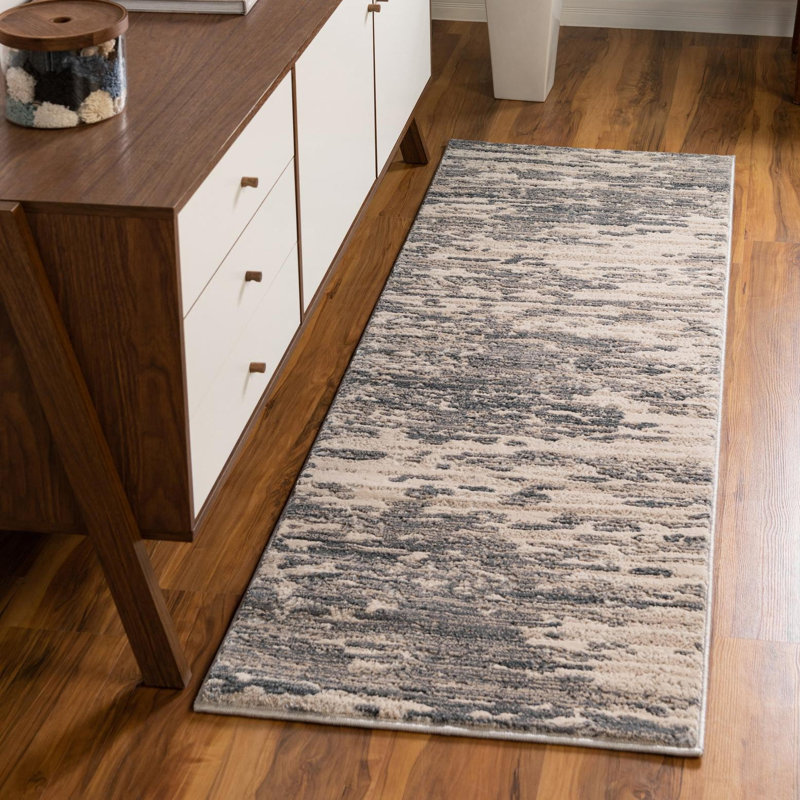 Halpert Abstract Indoor Rug, Runner 2'7" x 10'