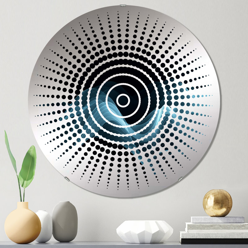 Jalee - Miroir mural Sun Circles, 23,6 po x 23,6 po
