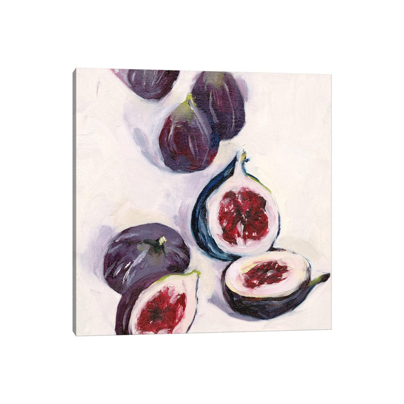 Figs In Oil by Melissa Wang - Wrapped Canvas Print, 45.72 cm H x 45.72 cm W