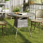Round 4 - Person 70cm L Outdoor Dining Table-129507801