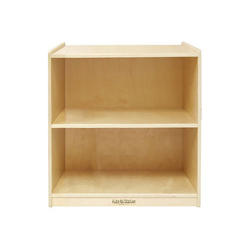 2 Compartment Manufactured Wood Shelving Unit