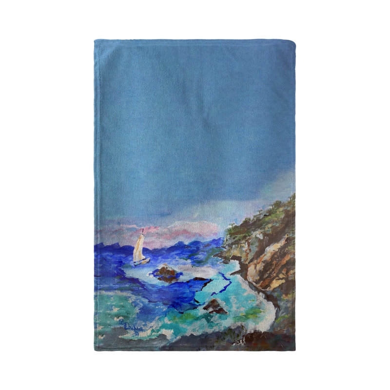 Serviette de cuisine Voile les falaises