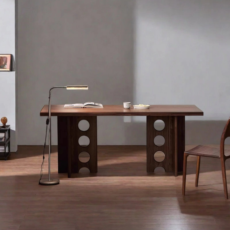 Nordic rectangular dining table, 29.53"H x 55.12"L x 31.5"W
