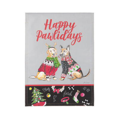 Drapeau de maison en polyester 18 x 13 po Antoinne