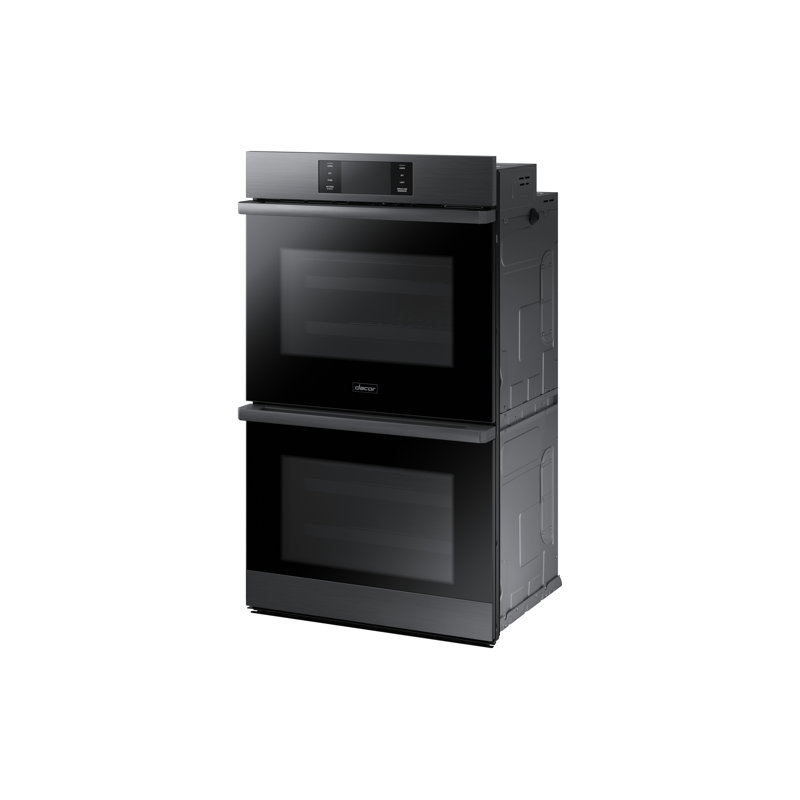 30" Double Wall Oven Steam, Contemporary, Graphite Stainless