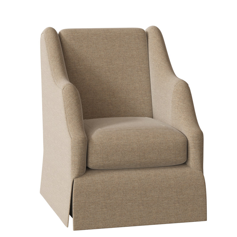 Fauteuil à coussin bas 27,5 po Claudette, Lin d'Élise