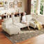 4 Seater Corduroy Sofa & Chaise-6392074