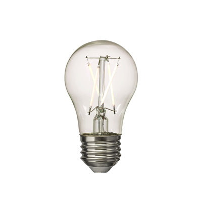 Visual Comfort & Co. LED A15 shape 5W 3000K Warm White E-26 Medium base Clear Edison Style light bulb