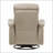 Latte Leather Upholstered Reclining Chair With Swivel Glider Motion For Modern Living Room Comfort-812547141