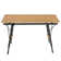Aniso 90cm Solid Wood Rectangular Adjustable Folding Table