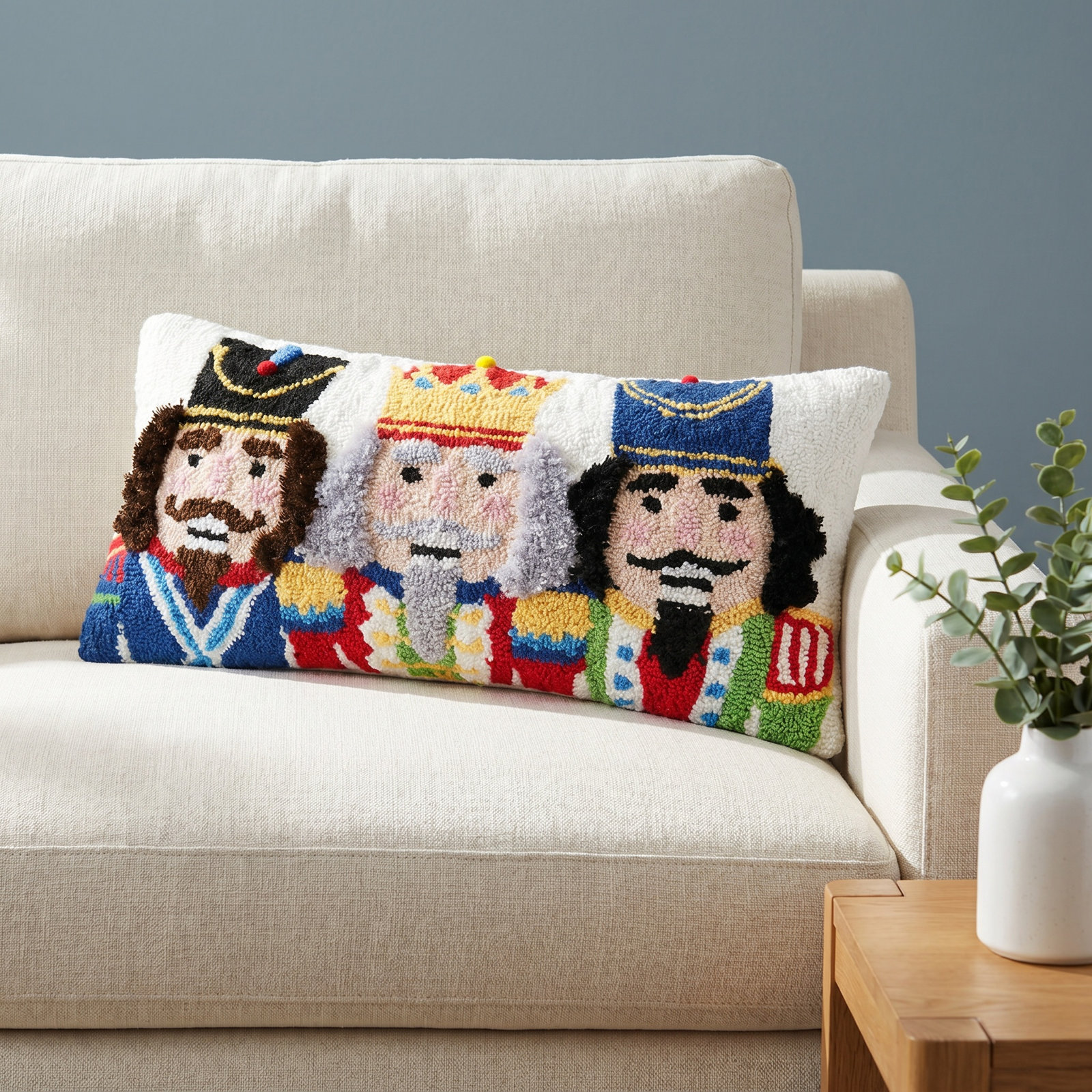 24" x 12" Nutcracker Throw Pillow
