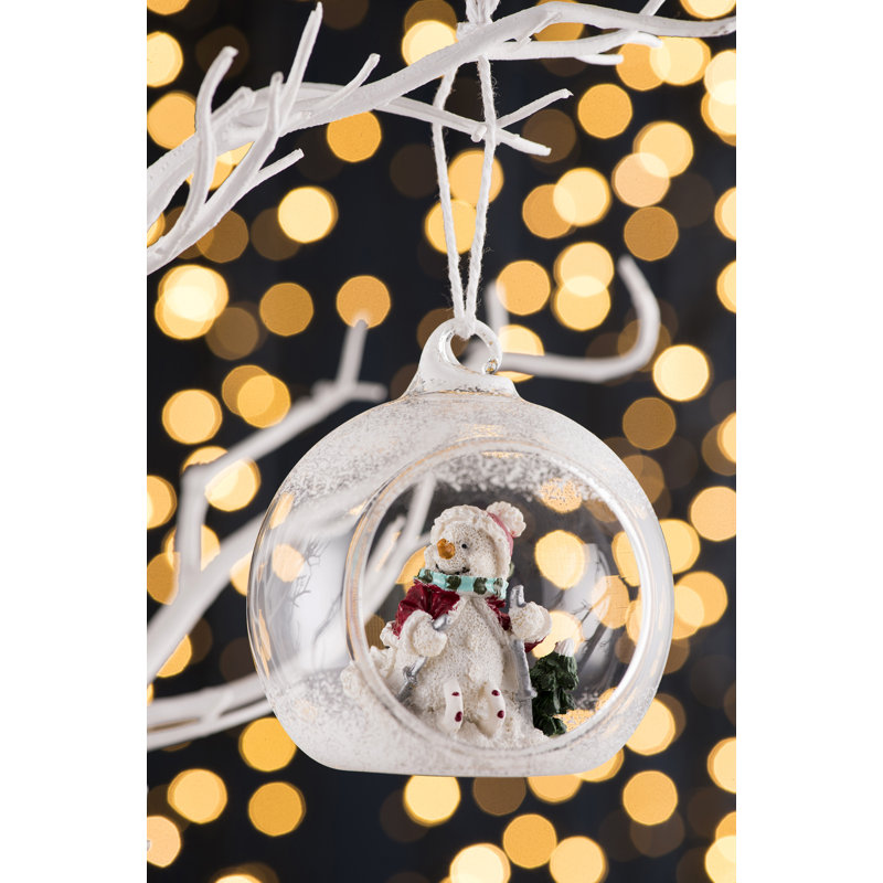 10cm Glass Hanging Figurine Ornament