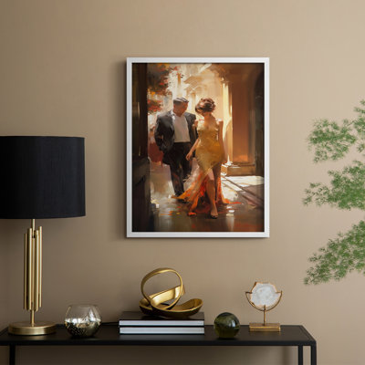 WOMEN-CDXLIV - Reproduction d'art encadrée de qualité supérieure - prête à être accrochée