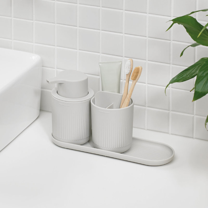 Recycled Bathroom Set - Made in UK, White