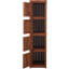 Sula Three-Level Teak Tower Floor Cabinet