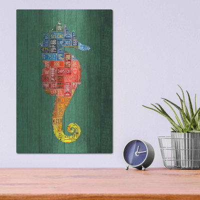 «Seahorse» par Design Turnpike, art mural en métal