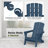 Folding Adirondack Chair Weather-Resistant HDPE Outdoor Fire Pit Chair With 2 Cup Holder-80196694