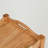 Solid Rubberwood Rolling Side Table, 2-Tier with Lockable Wheels & Removable Tray, Sturdy and Durable for Various Uses