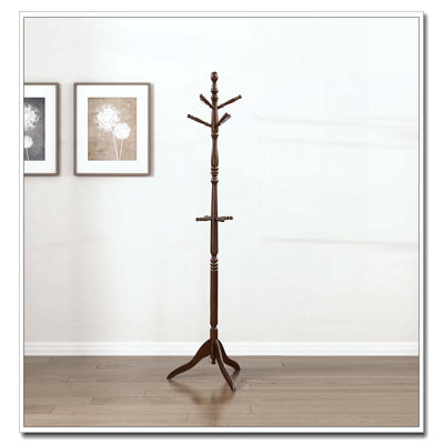 Portemanteau en bois massif, 10 crochets