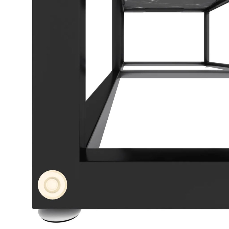 Ezekiell TV Stand for TVs up to 70", Black Marble