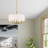 Flaire 4-Light Dimmable Shaded Drum Chandelier-2019914515