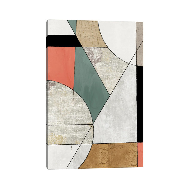 Folding Together II by Tom Reeves - Wrapped Canvas Painting, 20.32 cm H x 30.48 cm W