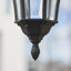 Drayton IP44 black lantern pendant