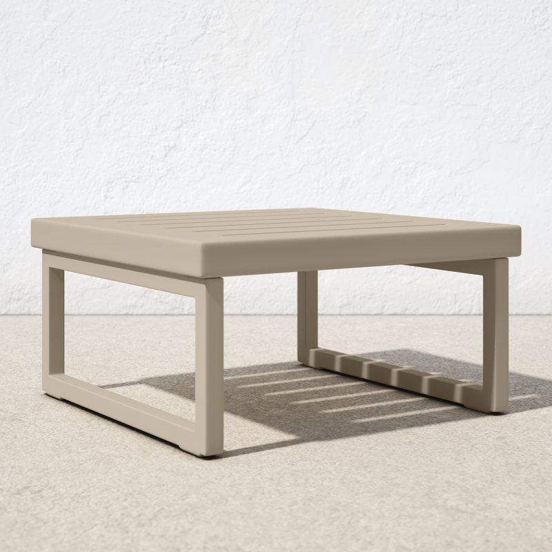 Lane Square Outdoor Coffee Table , 25.5 " W 25.5 " D, Taupe
